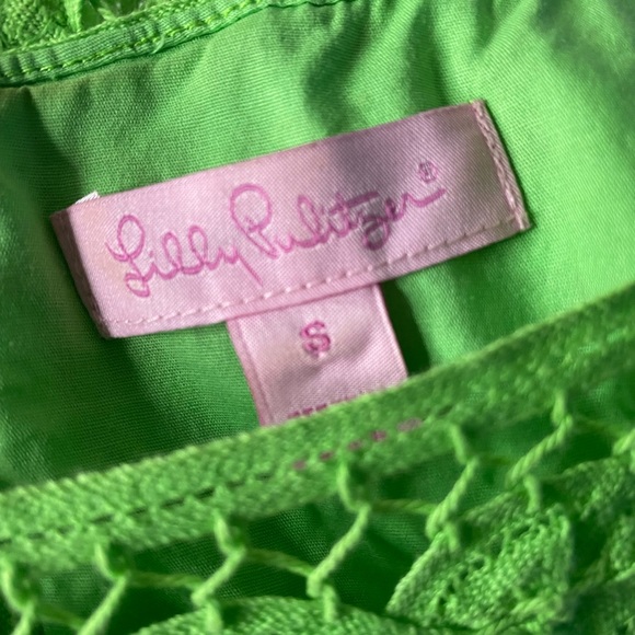 Lilly Pulitzer Marie Kate in Lime Green Size S - Picture 8 of 9